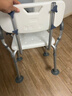 康际老人洗澡椅子浴室专用凳子卫生间防滑沐浴椅带扶手528AJ 实拍图