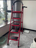忆琳居梯子家用安全人字梯折叠梯伸缩多功能楼梯便捷扶梯加厚红色四步 实拍图