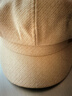 七色纺贝雷帽女秋冬季帽子女八角帽女士报童画家帽鸭舌贝雷帽 卡其色 晒单实拍图