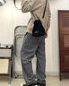 真维斯裤子男款士秋冬季加绒加厚灯芯绒休闲美式保暖宽松大码直筒长裤 9201灰色 XL （建议130-150斤） 实拍图