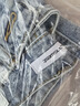 真维斯（JEANSWEST）牛仔裤女2025秋季高腰阔腿裤垂感时尚宽松女士长裤子女浅蓝色M 实拍图