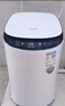 智洁小黄鸭婴儿迷你洗衣机3.5kG高温煮洗全自动洗衣机宝宝小型儿童带智能烘干杀菌除螨洗烘一体机家用 3.5KG白色+智能烘干+90°高温煮洗+洗烘一体 实拍图