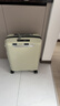 新秀丽（Samsonite）行李箱20英寸简约大波浪箱登机拉杆箱旅行箱KJ1浅灰绿密码箱 实拍图