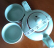 豪祥 轻奢高档整套装汝窑功夫茶具家用陶瓷茶杯壶盖碗开片冲泡茶器 汝窑龙壶一壶二杯 实拍图