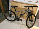 飞鸽（FLYING PIGEON）山地自行车成人男女变速山地车青少年中小学生车越野户外骑行单车 【高碳钢】G8002代-辐条轮-灰色 24寸轮组（适合145-170cm） 24速标准版 实拍图