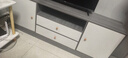 宜造（YIZAO）电视柜简约现代落地客厅家用小户型电视机柜北欧卧室边柜电视机柜 四门加长|莫兰迪灰+白140cm 实拍图