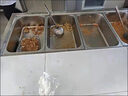 猎钢狼快餐保温台商用不锈钢保温汤池电热食堂打菜热菜售饭台快餐保温车 4格8盆A（特厚款）带盆带盖 实拍图