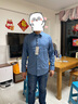 罗蒙无痕免烫衬衣男士冰丝长袖衬衫纯色商务休闲弹力打底爸爸上衣工装 实拍图