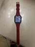 ROMISS适用于iwatch苹果手表表带apple watch S11/10/9/8/7表带意大利荔枝纹真皮腕带高级感轻奢手表链 胭脂红（小蛮腰女款） (S) 40/41/42表盘通用-银色表扣 实拍图