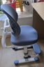青节 儿童学习写字书桌座椅学生写字可升降调节靠背椅带脚踏育英椅2.0 育英椅-标准款-涧石蓝 实拍图