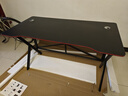 奥伦福特  电脑桌台式家用电竞游戏桌办公书桌简约书房写字桌子 碳纤维纹路单桌-120*60 升级款电竞桌 实拍图