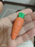 【50万销量】橡皮擦水果造型无屑干净无痕 创意文具学生文具儿童幼儿园小学生学习用品 大号萝卜 1个装 实拍图