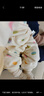 戴维贝拉（DAVE＆BELLA）初生婴儿摇粒绒连体衣0-3个月宝宝爬服春季新款小童包屁衣新生儿 马卡龙印花【DB3243402】 80cm （建议身高73-80cm） 实拍图