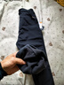 伯希和（Pelliot）【风盾】冲锋软壳裤男冬季保暖抓绒裤防风高弹长裤女115107016黑S 实拍图