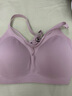 曼妮芬【芒果杯】智慧无尺码无痕内衣女士舒适无钢圈文胸均码 090 紫色均码 M F (a-c杯底围70-85c90-130斤) 实拍图