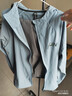 艾伦伯顿运动套装男秋季跑步速干专业晨跑服防风外套登山徒步训练健身衣服 三件套灰蓝【运动 速干】后腰口袋 L （120-140斤） 实拍图