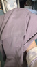 纯棉哺乳秋衣上衣全棉保暖内衣孕妇睡衣秋冬产后产妇月子服打底衫 香芋紫-单上衣 XL（120-140斤左右） 实拍图