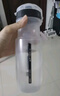 迪卡侬山地车公路骑行水杯便携健身运动自行车户外骑行水壶 白色透明650ML 实拍图