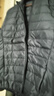 皮尔卡丹（pierre cardin）品牌秋冬季新款轻薄羽绒棉服男短款中年棉衣轻便连帽棉袄子爸爸装 黑色 连帽 M 105120斤 实拍图