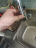 奥克斯（AUX）电热水龙头热水器加热水龙头快速热水变频恒温厨房下进水 【大屏数显】电镀银+漏保插头+万向喷头 实拍图