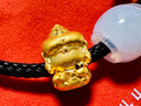 周生生黄金转运珠Charme文化祝福本命佛观音菩萨串珠单颗 大势至菩萨生肖马93631C 实拍图