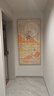 墨派（Mopai）玄关装饰画竖版现代简约走廊过道背景墙壁画入户轻奢挂画免打孔 富水金山 80*160cm晶瓷+铝合金边框 实拍图