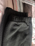 GENIOLAMODE森马集团加绒裤子男款冬季加厚保暖休闲裤子男生棉裤子 黑色 L 实拍图