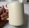 富光保温马克杯带盖316不锈钢办公室女咖啡杯大容量情侣水杯子礼物 盐湖白【316内胆+滑盖】400ml 实拍图