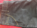 真维斯（Jeanswest）牛仔裤男士2025秋冬潮牌宽松直筒休闲商务长裤子男黑色34 实拍图