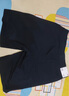 优衣库男装女装水洗针织松紧短裤/休闲中裤/起居裤/可外穿474129 474129/09黑色 L 实拍图