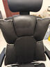 锦汐电脑椅办公椅子电竞椅家用人体工学椅老板椅主播靠背椅皮革转椅 黑色+4级杆+乳胶+脚踏【猫抓皮】 实拍图