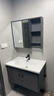 科固（KEGOO）浴室柜陶瓷一体盆镜柜组合卫生间洗漱台洗脸洗手池实木80cm K8020 实拍图
