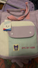小学生可双肩美术包男女学习袋单肩斜挎包加厚补课包儿童补习书包 ZW-0808#浅紫色 实拍图