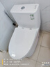 九牧（JOMOO）马桶 家用虹吸式马桶大冲力节水坐便器 防臭瞬冲 易洁抗菌马桶 行业爆款-双旋暴风冲11370-305坑 实拍图