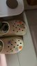 名创优品（MINISO）洞洞鞋男女夏季外穿凉鞋防滑厚底踩屎感包头凉拖鞋 卡其+海洋星星 实拍图