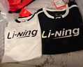 李宁短袖T恤女子夏季棉质撞色织带休闲复古足球风运动上衣 【常规版】黑色712-2 L 实拍图