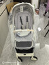 TianRui婴儿推车高景观可坐可躺双向轻便折叠避震新生儿宝宝推车婴儿车 乐享版-玛雅灰【包裹型护脊舱】 实拍图