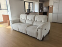 芝华仕头等舱撑腰沙发30690猫抓布电动沙发米2.34m实木奶油风小户型客厅 实拍图