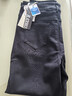 逸阳高腰直筒牛仔裤秋冬新款宽松显瘦原色烟管裤 秋款-黑色 28 /二尺一 实拍图