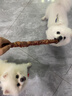 疯狂小狗中大型犬金毛边牧磨牙洁齿棒 巨无霸牛皮夹心卷欧芹&鸭肉味 200g 实拍图