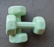 施耐德多彩包胶哑铃家用健身器材初学者小哑铃女士一体填充舒适握感 薄荷绿2kg*2只 实拍图