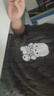 帕恰狗珊瑚绒睡衣女秋冬款圆领加厚可外穿家居服 灰色(不掉毛无静电) 大码121-140斤穿 实拍图