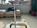 甄严选 可移动电脑桌升降床边桌床上学习桌办公懒人书桌简易折叠小桌子 【可折叠】暖白色60*40CM 实拍图