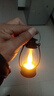 【露营灯】创意复古手提小夜灯网红迷你氛围小马灯桌面摆拍油灯 复古手提小夜灯【黑色1个】 实拍图