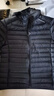 京东京造穿山甲轻薄羽绒服 连帽白鸭绒户外秋冬外套短款男 黑色 XXL 实拍图