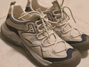 骆驼（CAMEL）踏山男士户外登山复古网面休闲低帮徒步鞋 G14S342046 杏色 43 实拍图