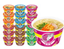 公仔方便面迷你碗泡面速食混合随机口味34g*18碗 早餐零食点心 实拍图