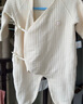 童泰婴儿衣服新生儿连体衣秋冬季夹棉保暖宝宝衣服纯棉蝴蝶哈衣2件装 蓝色企鹅（裆部加宽设计） 66cm 实拍图