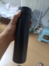 然也（RAE）保温杯定制大学生316L不锈钢泡茶杯子500ml黑色R3689 实拍图