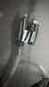 潜水艇（Submarine）F403一进二出三通角阀黄铜镀铬双把双控单独出水自带止水装置银色 实拍图
